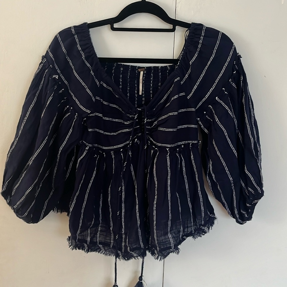 Free People boho blouse size small